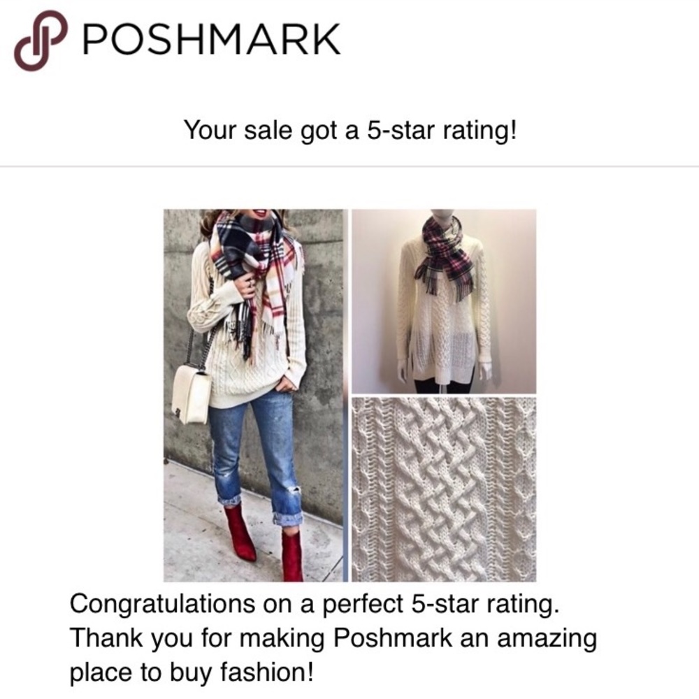 Ivory Cable Knit Sweater - 5 ⭐️ Rated! - Picture 8 of 8